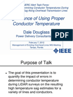 IEEE 2012 TUTORIAL On Significance of Using Proper Conductor Temperature