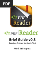 EzPDF Reader (Android) Brief Guide