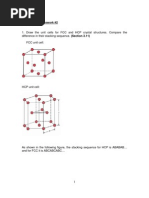 APF Calculation for Crystal Structures | PDF
