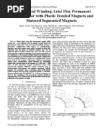 Download Concentrated Winding Axial Flux Permanent Magnet Motor With Plastic Bonded Magnets and Sintered Segmented Magnets by Mostafa Ahmadi SN126899074 doc pdf
