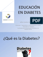 Educación en Diabetes Instituciones