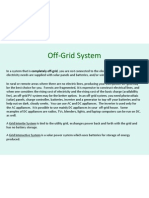 Off Grid Inverter System