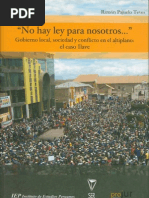 Ramón Pajuelo Teves - "No Hay Ley para Nosotros... "