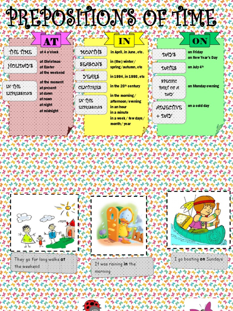 Time Expressions in English Grammar | PDF