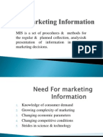 Marketing Information System