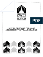 Assessment Appeals How to Prepare Brochure