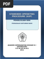 Download 1 Sop Rekrutmen Karyawan Baru Kesdam by Deri Firmansah SN126916244 doc pdf