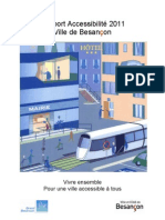 Rapport Accessibilité Besancon 2011