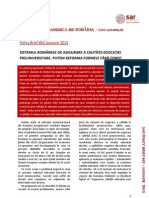 SAR Policy Brief 62 Asigurarea Calitatii in Educatie Final