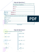 Cuaderno de Ecuaciones (1er Ciclo ESO)