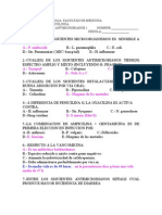 1 Examen de Antimicrobianos Resuelto