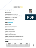 Curriculum Vitae Manel Ferrer 2013