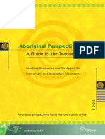 Aboriginal Perspectives: A Guide To The Teacher's Toolkit