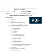 Negotiable Instruments Act 0f 1881