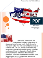 Holidays in USA