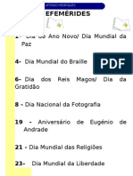 Efeméride Janeiro