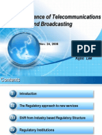 The Convergence of Telecommunications and Broadcasting (Fall' 06)