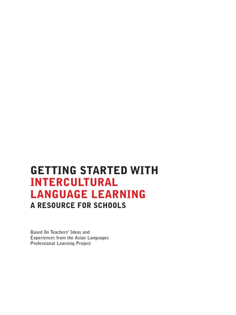 Getting Started With Intercultural Language Learning | PDF | Language ...