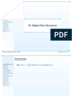 Digital Filter Structures