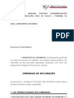 Embargos de Declaração