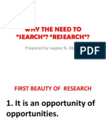 Beauty of Research