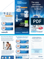 Water Flosser Patient Education Brochure