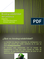 Biodegradabilidad Del Plástico