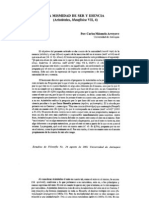 La Mismidad Del Ser y La Esencia - Aristóteles