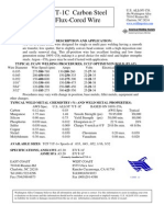 71T-1C Carbon Steel Flux-Cored Wire: Cert # 05-R0925