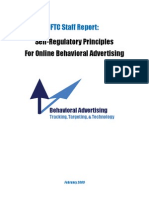 “Staff Report on Behavioral Advertising”