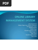 Online Library Management System