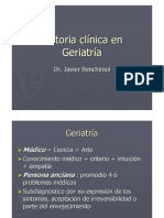 Historia clínica en Geriatría 2010