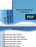 Kelompok 4 Orde Lama