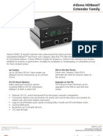 Atlona HDMI HDBaseT Extender Datasheet