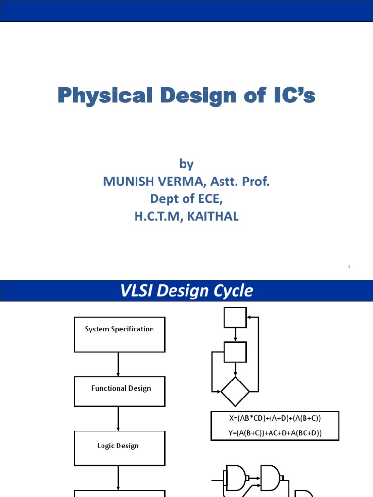 Introduction To Physical Design | PDF | Field Programmable Gate Array ...