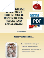 FDI in Multi-brand Retail (Issues and Challenges)