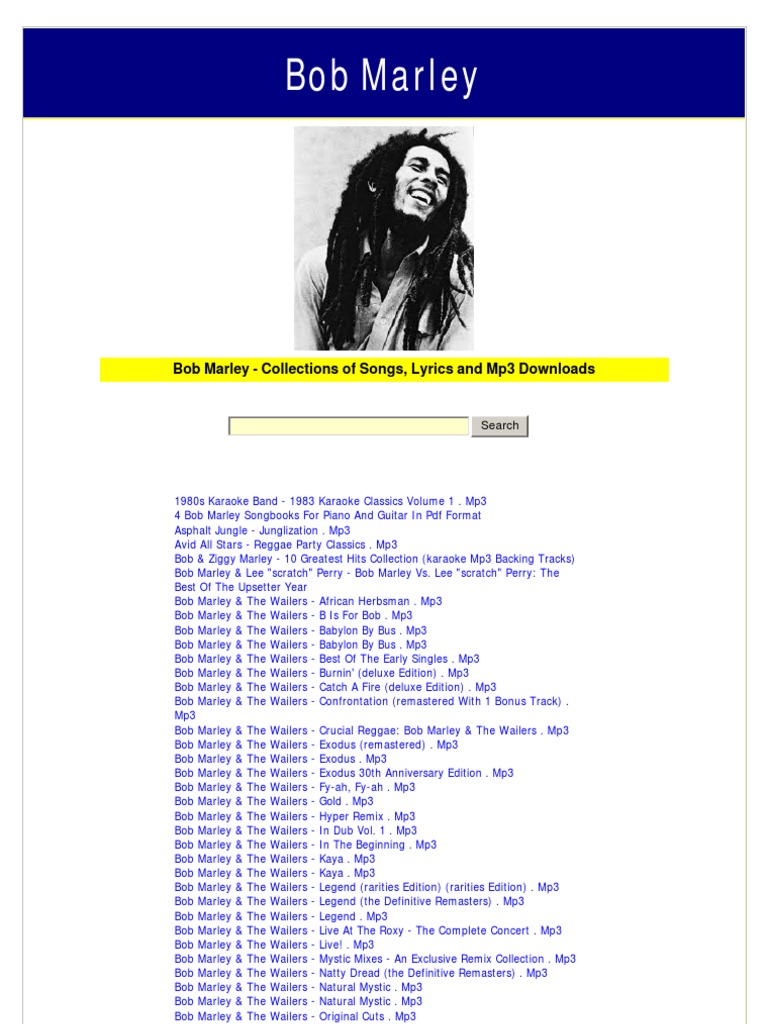 Bob Marley The Complete Upsetter Collection Download
