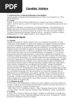 Dissertation sur candide voltaire