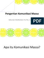 Definisi Komunikasi Massa