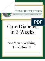 Cure Diabetes in 3 Weeks