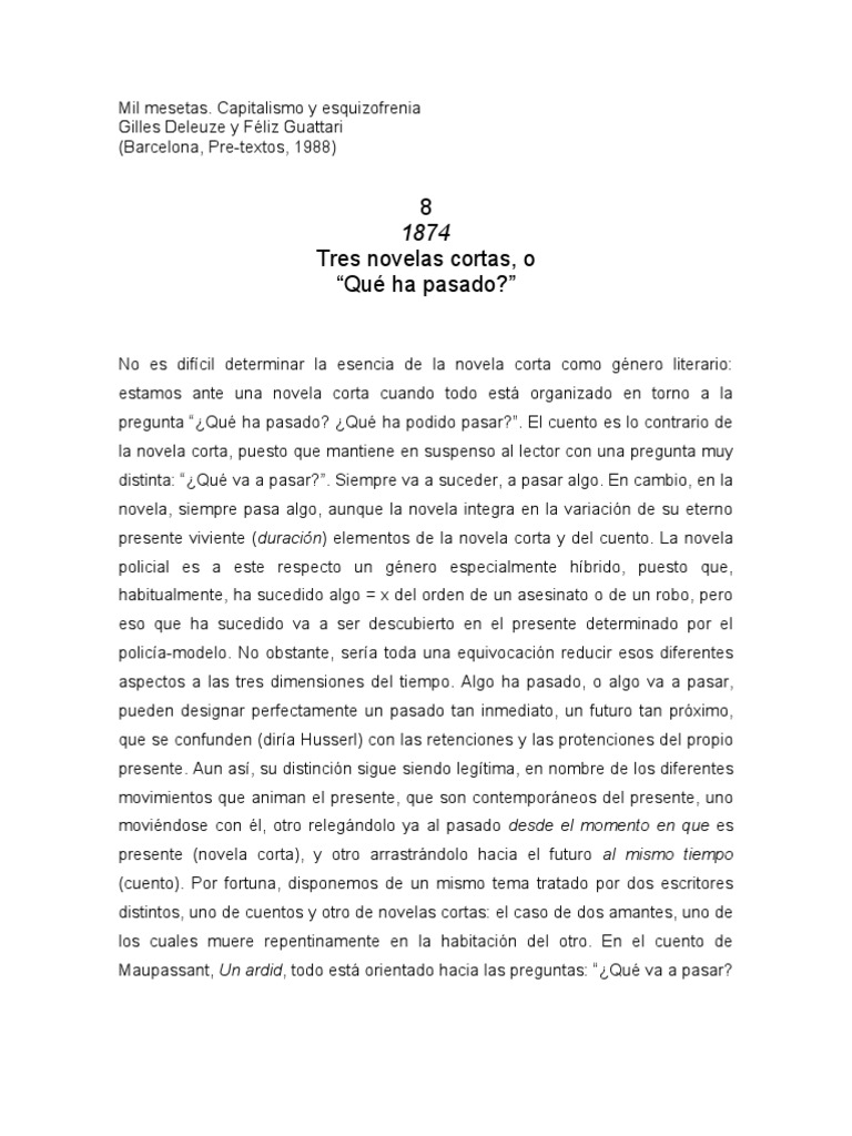 Tres Novelas Cortas PDF Cuentos Novelas