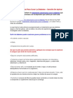 Tratamiento Natural Para Curar La Diabetes – Sencillo De Aplicar