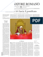 Osservatore Romano 11 12 02 2013