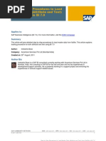 Step by Step Procedures to Load Master Data (Attribute and Text) From FlatFile in BI 7.0