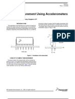 Impact Measurement Using Accelerometers: Application Note