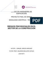 Garcia, S - Riesgos Psicosociales en El Sector de La Constru