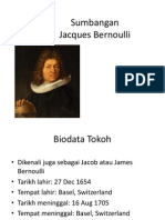 Sumbangan Jacques Bernoulli 