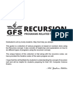 Collection of Number Programs Using Recursion (Second Edition)