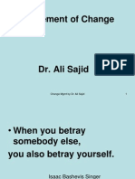 Management of Change: Change MGMT by Dr. Ali Sajid 1