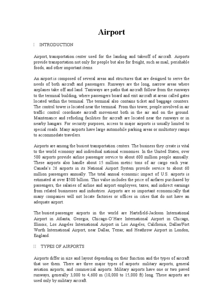 Airport | PDF | Airport | Runway